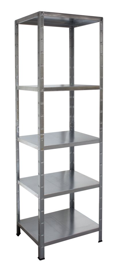 SCHULTE REGALWELT Steckgrundregal 5 Böden verzinkt 200x80x50 cm