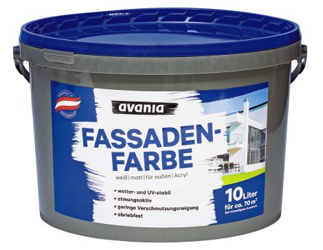AVANIA Fassadenweiß 10 l