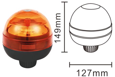 Impos LED-Warnlicht (Schnellverschluss)