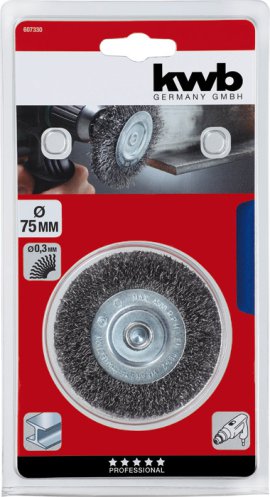KWB Scheibenbürste grob Ø 75 mm