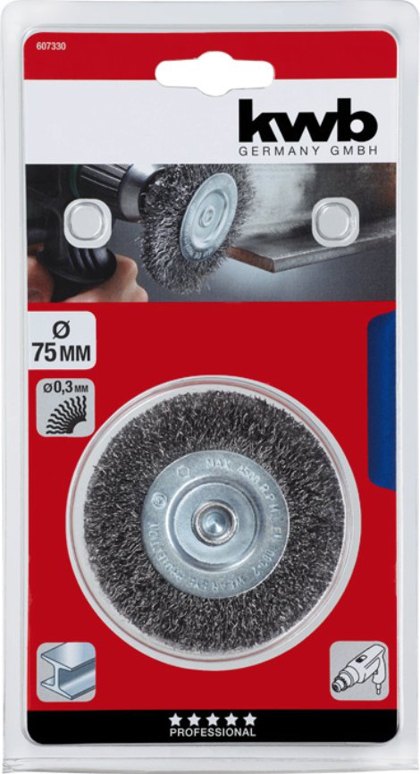 KWB Scheibenbürste grob Ø 75 mm