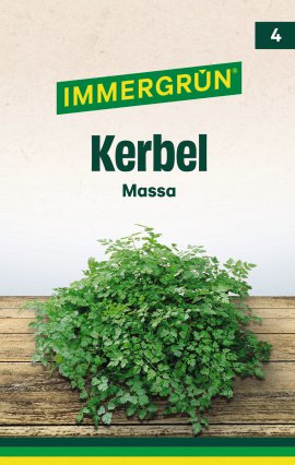 IMMERGRÜN Tütensamen Kerbel Massa