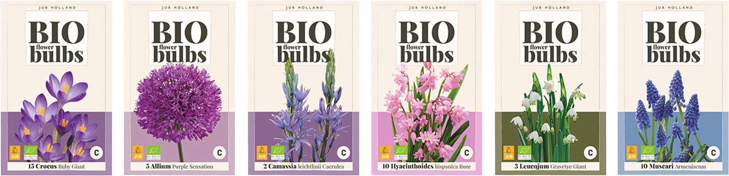 BIO Blumenzwiebel in verschiedenen Sorten