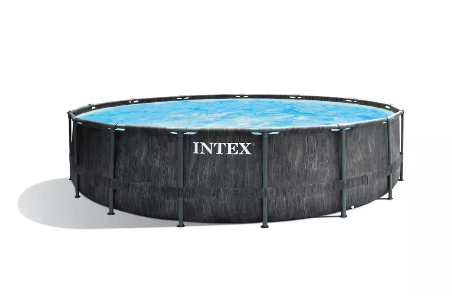 INTEX Frame Pool-Set Prism Greywood Ø 457x122 cm