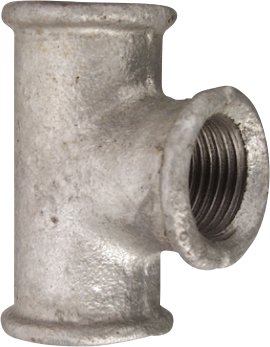 CORNAT Temperguss-T-Stück Nr. 130, 1 1/4" IG, 1" IG