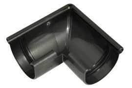 Kastenrinne Außenecke Kunststoff Braun RG 100