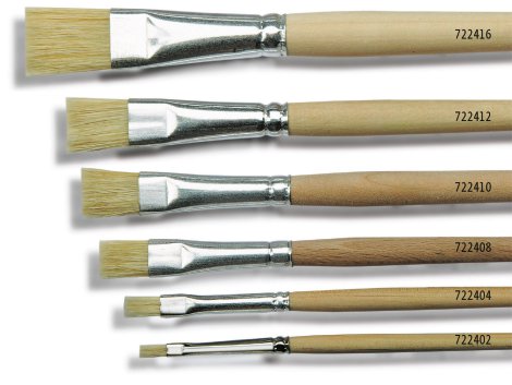 KREUL Künstlerpinsel Silver Edition flach schräg Gr.10