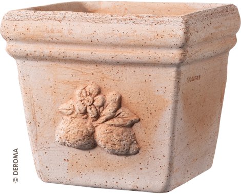 DEROMA Pflanztopf Quadro Sicilia Toskana 17 cm