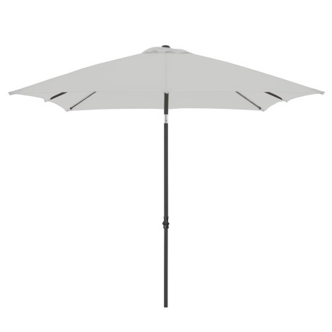 DOPPLER Sonnenschirm PushUp Basic 210x210 cm Hellgrau