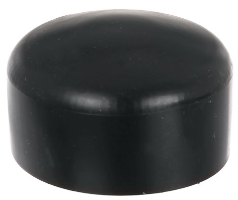 ALBERTS Pfostenkappe Kunststoff Schwarz ⌀ 60 mm