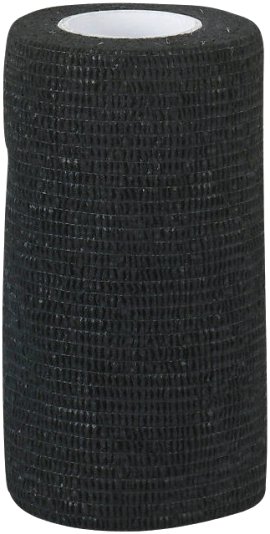 Bandage EquiLastic selbsthaftend, schwarz 10 cm
