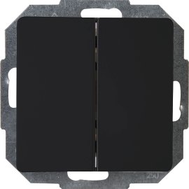 KOPP Wechselschalter Paris Mattschwarz