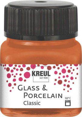 KREUL Malfarbe Glass & Porcelain Classic Metallic-Kupfer 20 ml