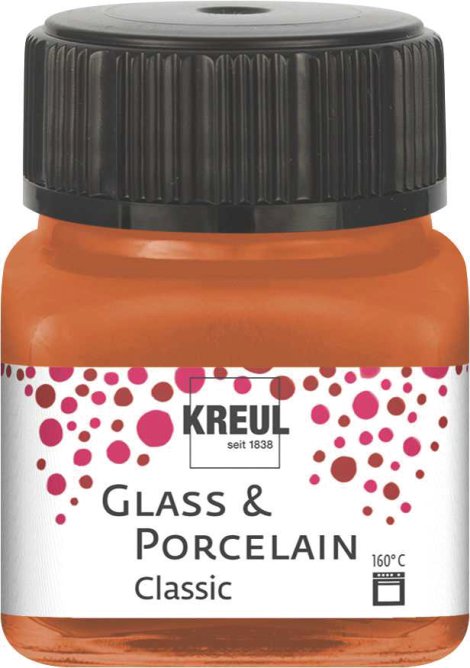 KREUL Malfarbe Glass & Porcelain Classic Metallic-Kupfer 20 ml