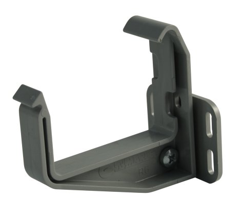 Kastenrinnenhalter aus Kunststoff verstellbar Grau RG 70