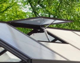 VITAVIA Alu-Dachfenster Zeus Comfort ohne Glas Schwarz