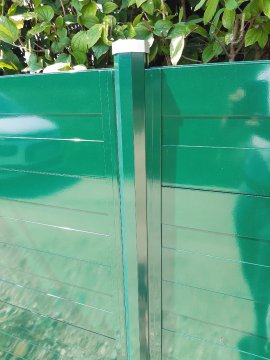 H+S U-Profil Uni Grün 1,50 m