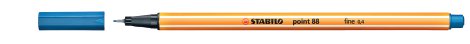 STABILO Fineliner Point 88 Mittelblau