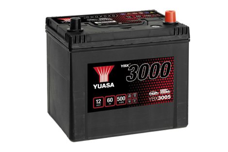 Yuasa Starterbatterie YBX3005 12V 60Ah