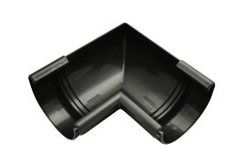 Kastenrinne Innenecke aus Kunststoff Braun RG 100