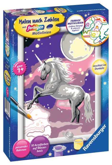 RAVENSBURGER Malen nach Zahlen Einhorn