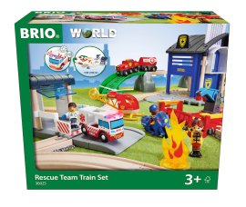 BRIO Polizei und Feuerwehr-Set Deluxe