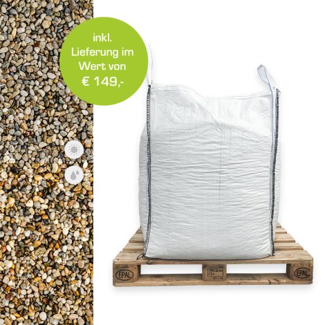 Min2C Flusskiesel bunt 4-8mm 1000kg Big Bag