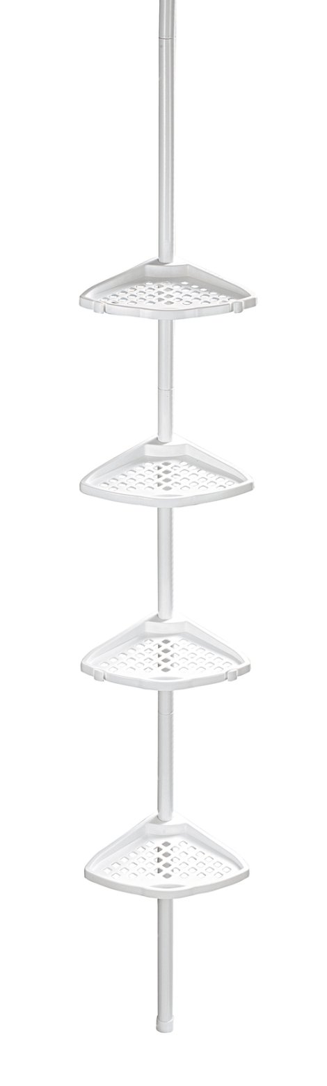 Teleskop-Duschecke Opal Weiß