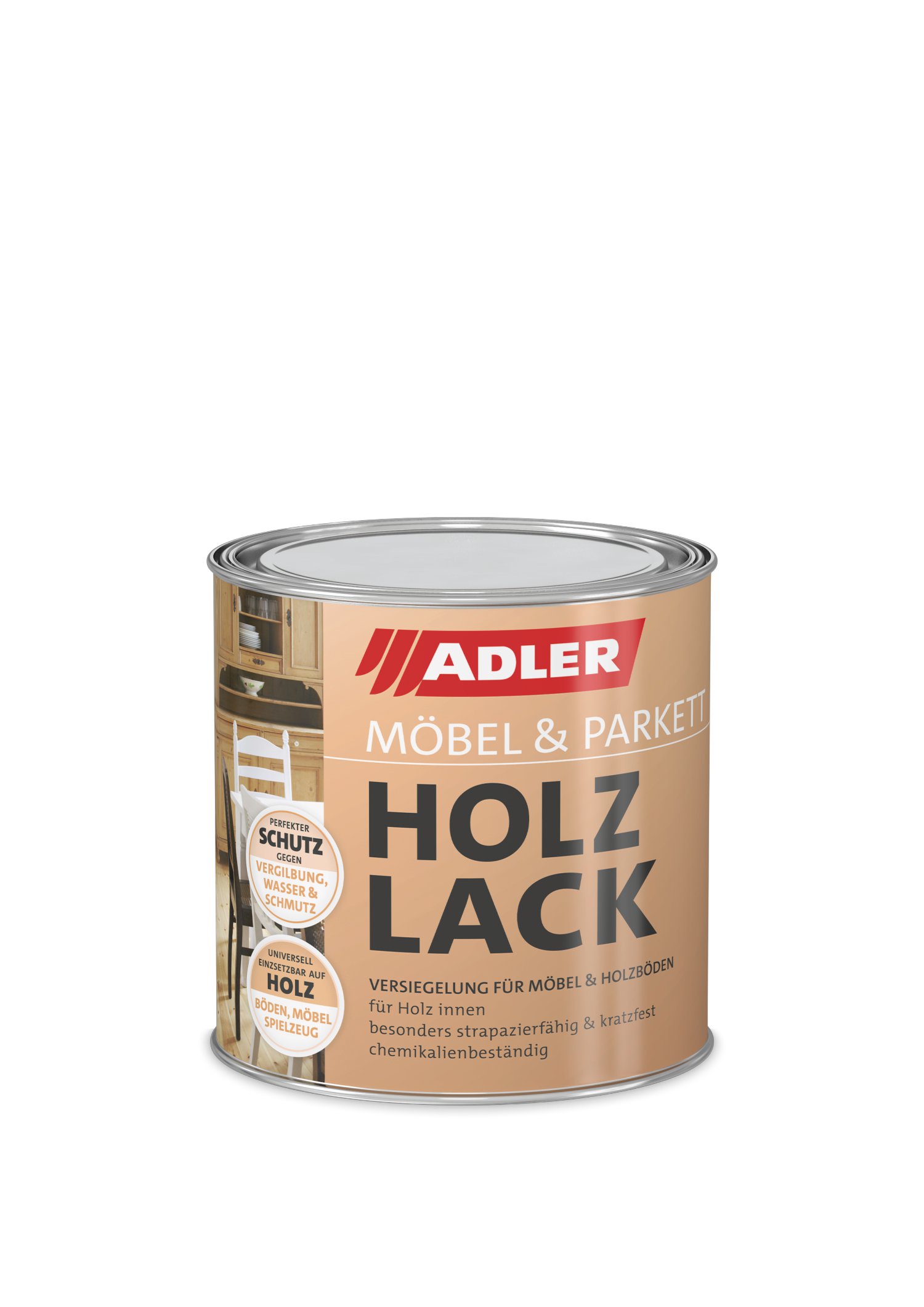 ADLER Möbel- & Parkettholzlack halbmatt 375 ml