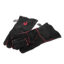 CHAR-BROIL® Grillhandschuhe Leder Schwarz/Rot 48x18x2 cm (LxBxH)