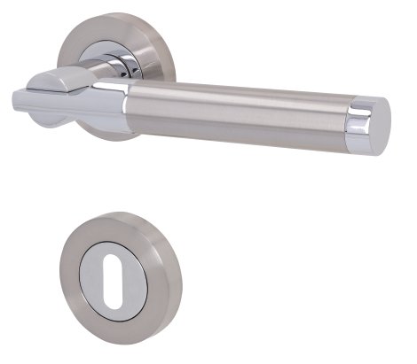 ALPERTEC Türbeschlag Solid 6-R Chrom Edelstahlfarbig satiniert BB