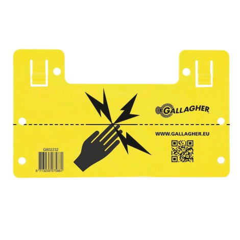 GALLAGHER Warnschild EU