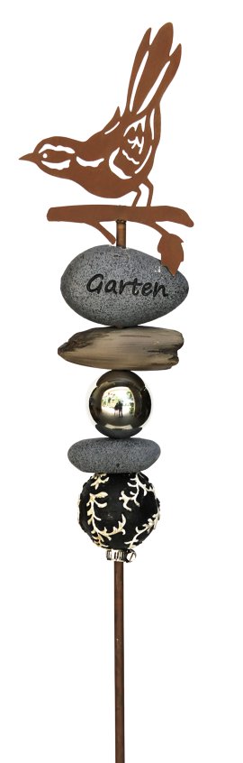 KENT LIVING Gartenstecker Vogel