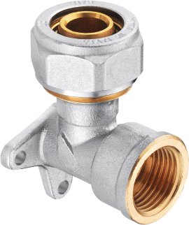 CORNAT Schraub-Wandscheibe 90° komplett ø 20 mm, 3/4" IG