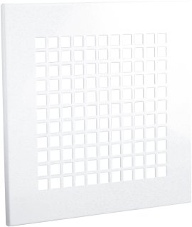 Metallgitter mit Klemmfeder Weiß 185x185 mm