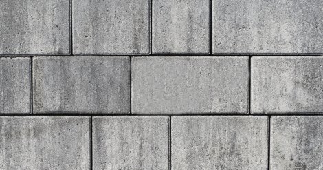 EBENSEER Kombipflasterstein Colorado 6 cm Graphitweiß