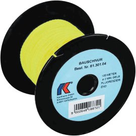 KAUFMANN Bauschnur gelb-fluoreszierend