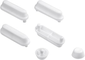 CORNAT WC-Sitz-Pufferset für WC-Sitze "BERN", "PALERMO", weiß