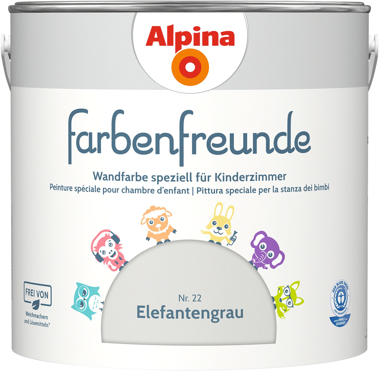 ALPINA Farbenfreunde Elefen-Grün 2,5 l