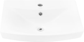 CORNAT Handwaschbecken RIMINI 500x390 mm (Hahnloch mittig), weiß