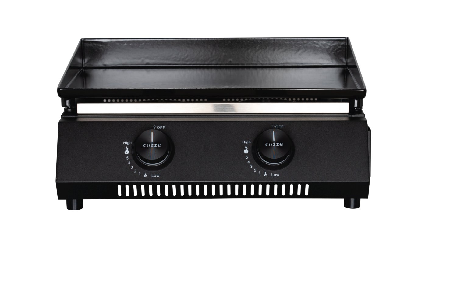 COZZE® Gas Plancha-Grill G-400 inkl- Regler/2 Brenner