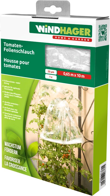 WINDHAGER Tomaten-Folienschlauch Standard 10x0,65 m
