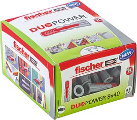 FISCHER Universaldübel DuoPower 8x40 mm 100 Stk.