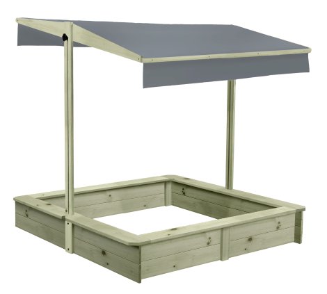 OKAY Sandkasten Kiefer 140x140x130 cm