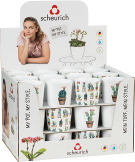 SCHEURICH Übertopf Cactus Garden 9 cm