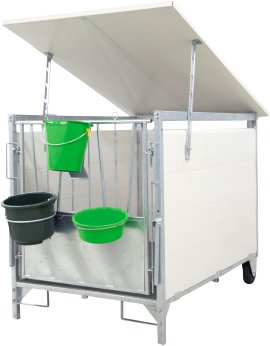 Dach Kälberbox klein