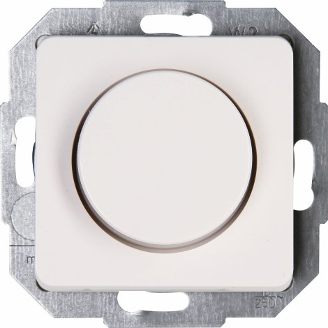 KOPP LED-Druck-Wechseldimmer Milano Weiß