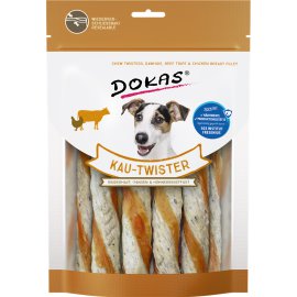 DOKAS Hundesnack Kautwist Rinderhaut 200 g
