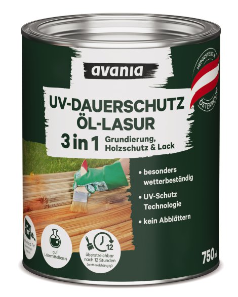 AVANIA Dauerschutz-Öllasur Teak 750 ml