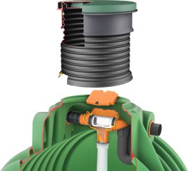GARANTIA Supra-Filter Ausbaupaket  Columbus gebogen